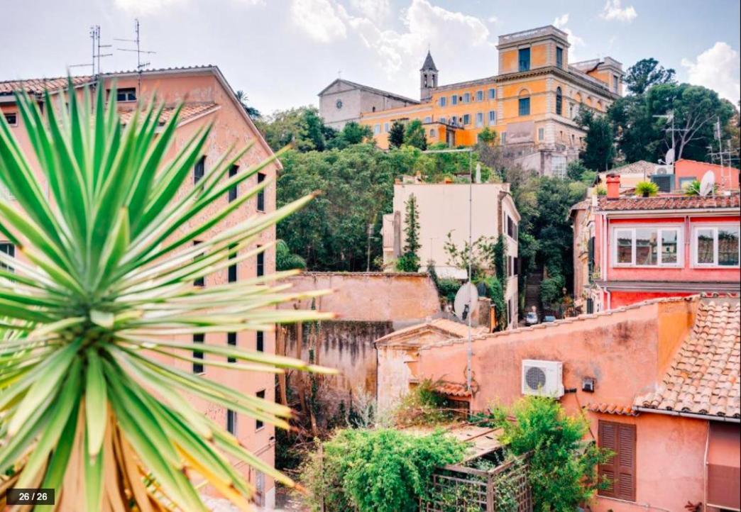 Luxury Art Apartment In Trastevere With Terrace Рим Екстер'єр фото