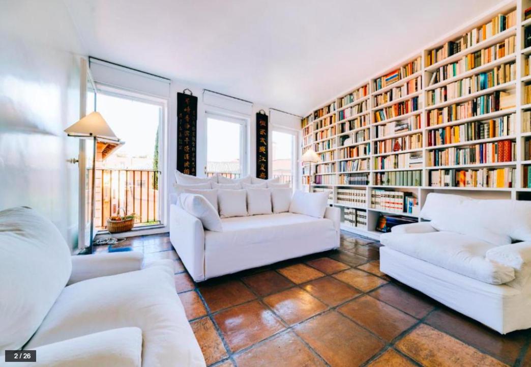 Luxury Art Apartment In Trastevere With Terrace Рим Екстер'єр фото